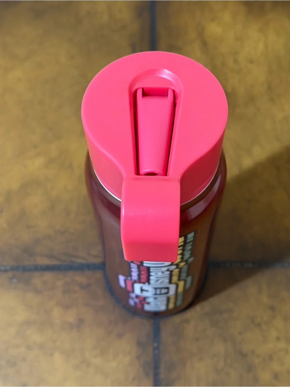 NEW STARBUCKS WALT DISNEY WORLD LOGO WATER BOTTLE IN HOT PINK 20oz